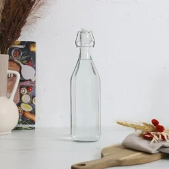 Butelka szklana 1L gładka