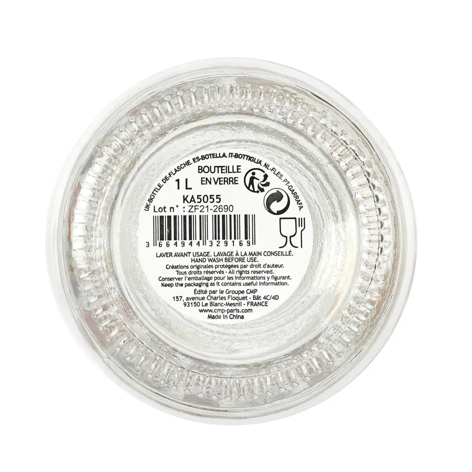 Butelka szklana Tulip 1l