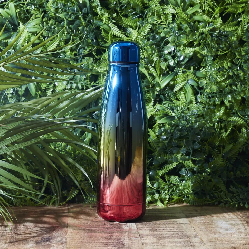 Butelka termiczna 500ml niebiesko-żółto-czerwona