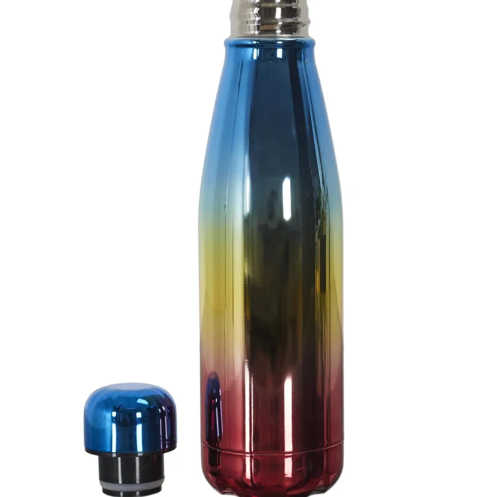 Butelka termiczna 500ml niebiesko-żółto-czerwona