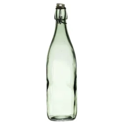 Butleka szklana 1L zielona gładka