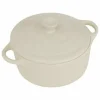 Cocotte ceramiczne 10 cm beżowe