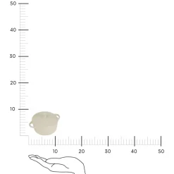 Cocotte ceramiczne 10 cm beżowe