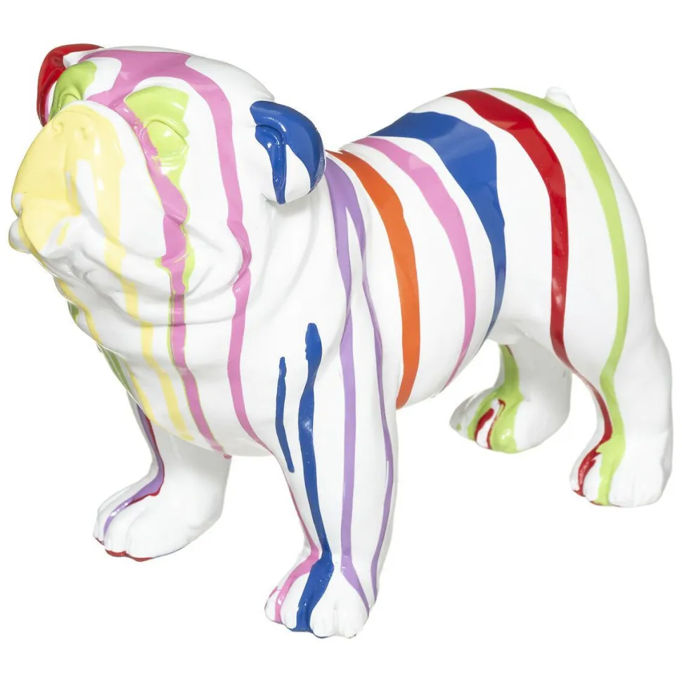 Dekoracja Buldog angielski biały