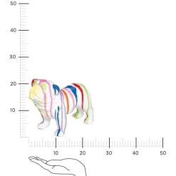 Dekoracja Buldog angielski biały