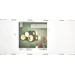 Dekoracja ścienna Anemone złota/ czarna