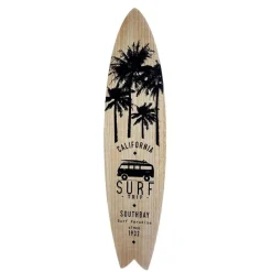 Dekoracja ścienna deska surfingowa czarna