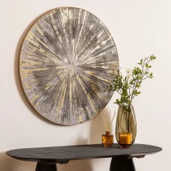 Dekoracja ścienna Izzie 80 cm szara