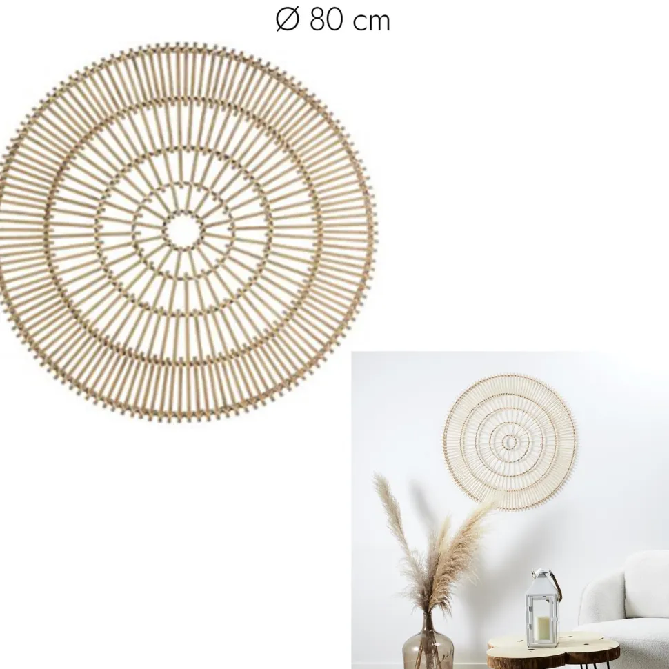 Dekoracja ścienna Java 80cm naturalna