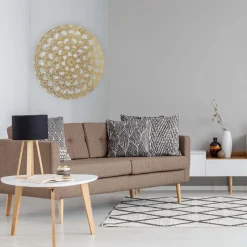 Dekoracja ścienna Mandala 70cm złota