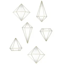 Dekoracja ścienna Prisma Brass