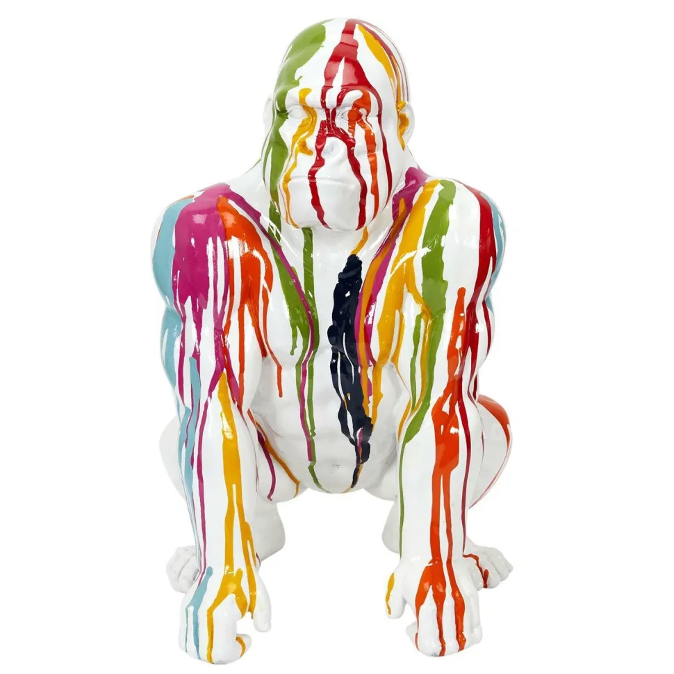 Dekoracja Goryl 46 cm kolorowy