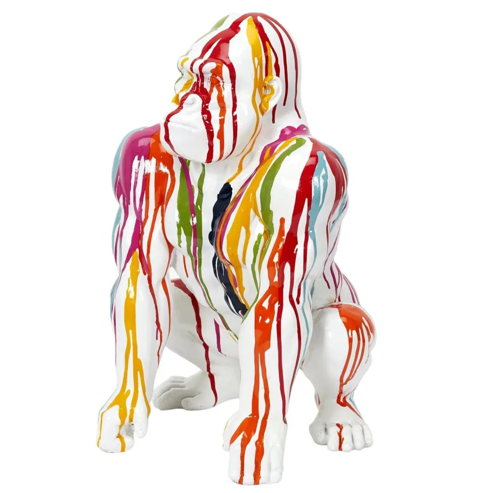 Dekoracja Goryl 46 cm kolorowy