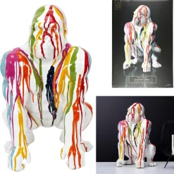 Dekoracja Goryl 46 cm kolorowy