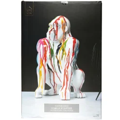 Dekoracja Goryl 46 cm kolorowy