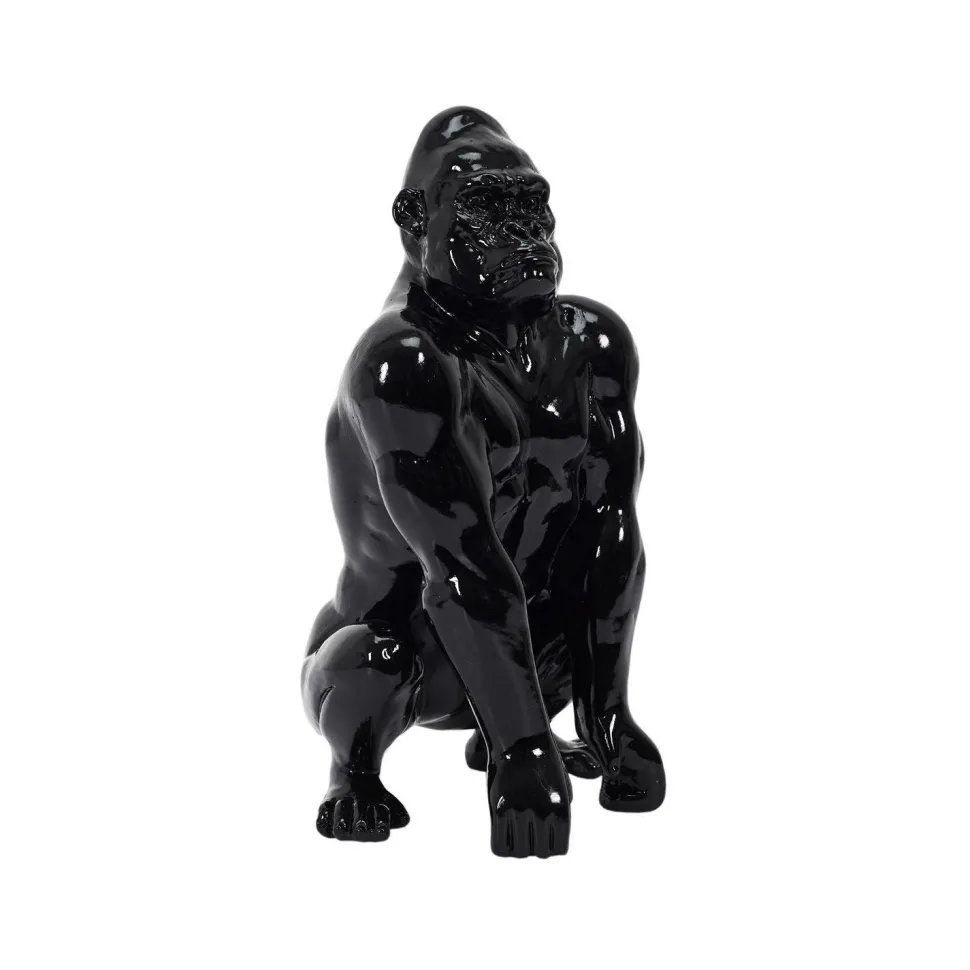 Dekoracja Goryl czarna
