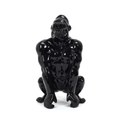 Dekoracja Goryl czarna