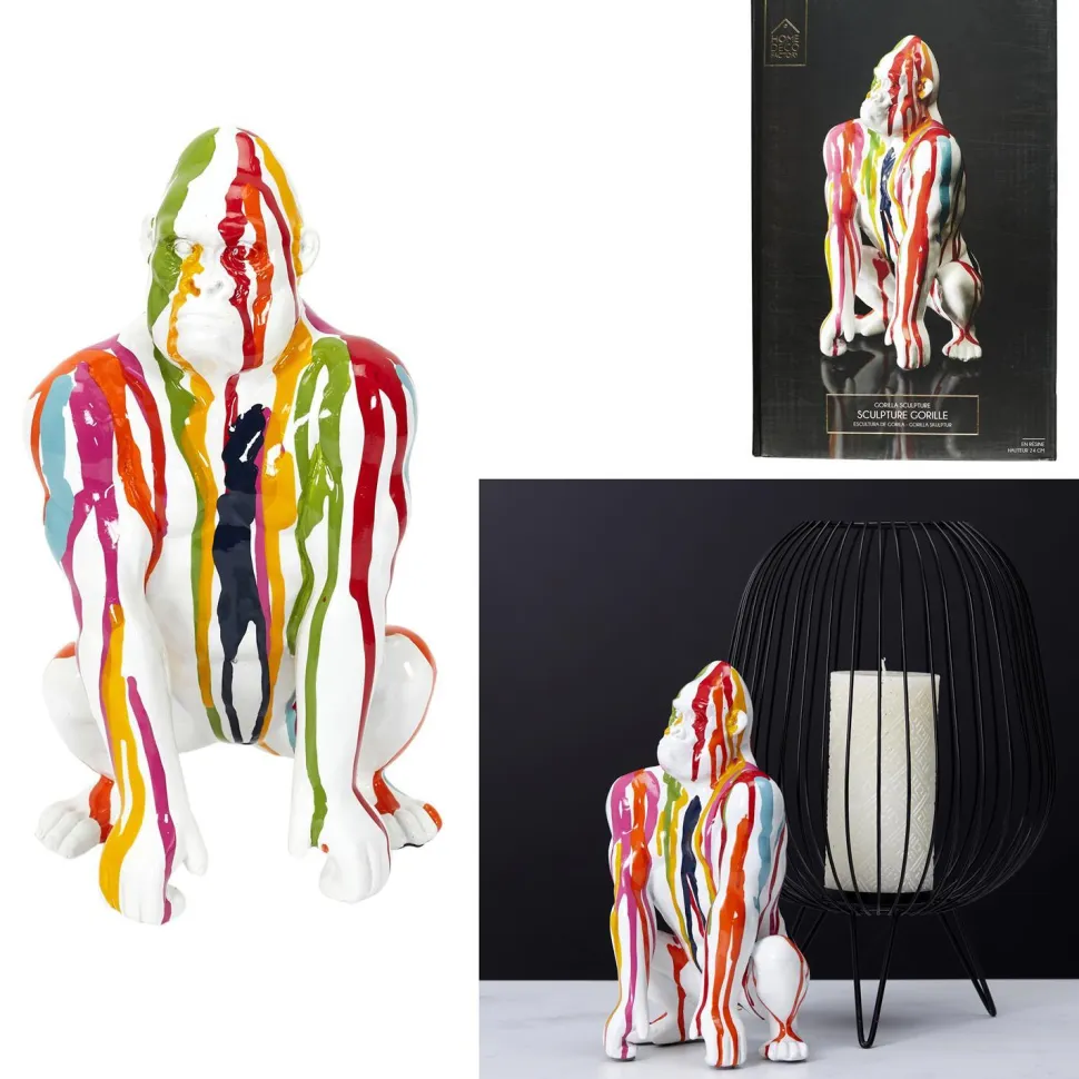 Dekoracja Goryl kolorowa