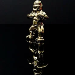 Dekoracja Goryl złoty mini