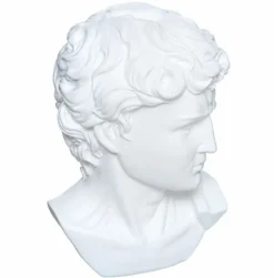 Dekoracja głowa Dawida biała