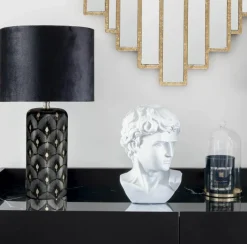 Dekoracja głowa Dawida biała