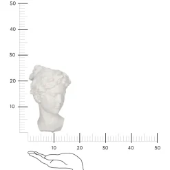 Dekoracja głowa Venus biała