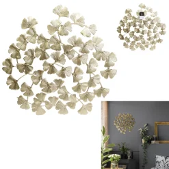 Dekoracja metalowa Miłorząb złoty