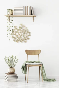 Dekoracja metalowa Miłorząb złoty