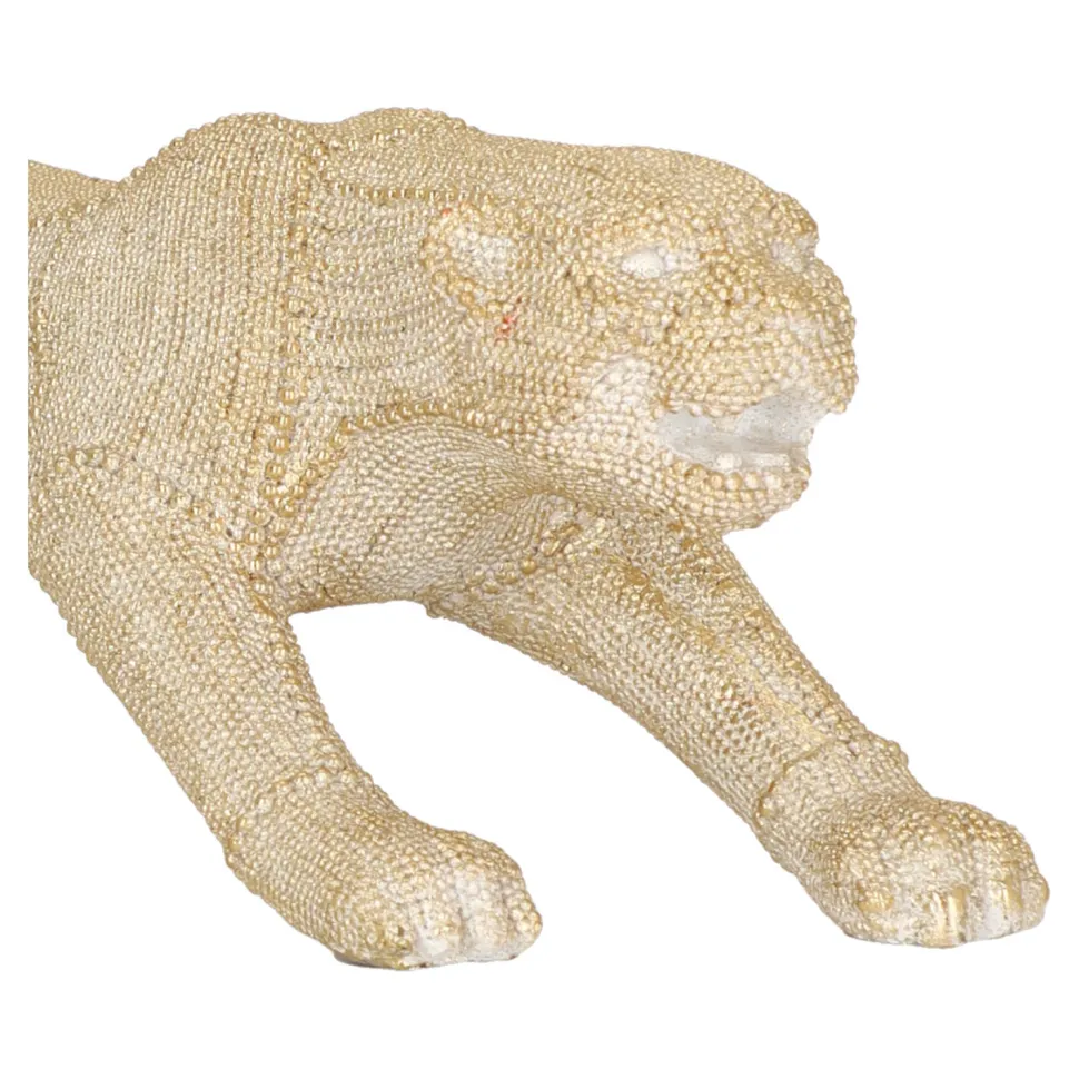 Dekoracja Pantera złota 15cm