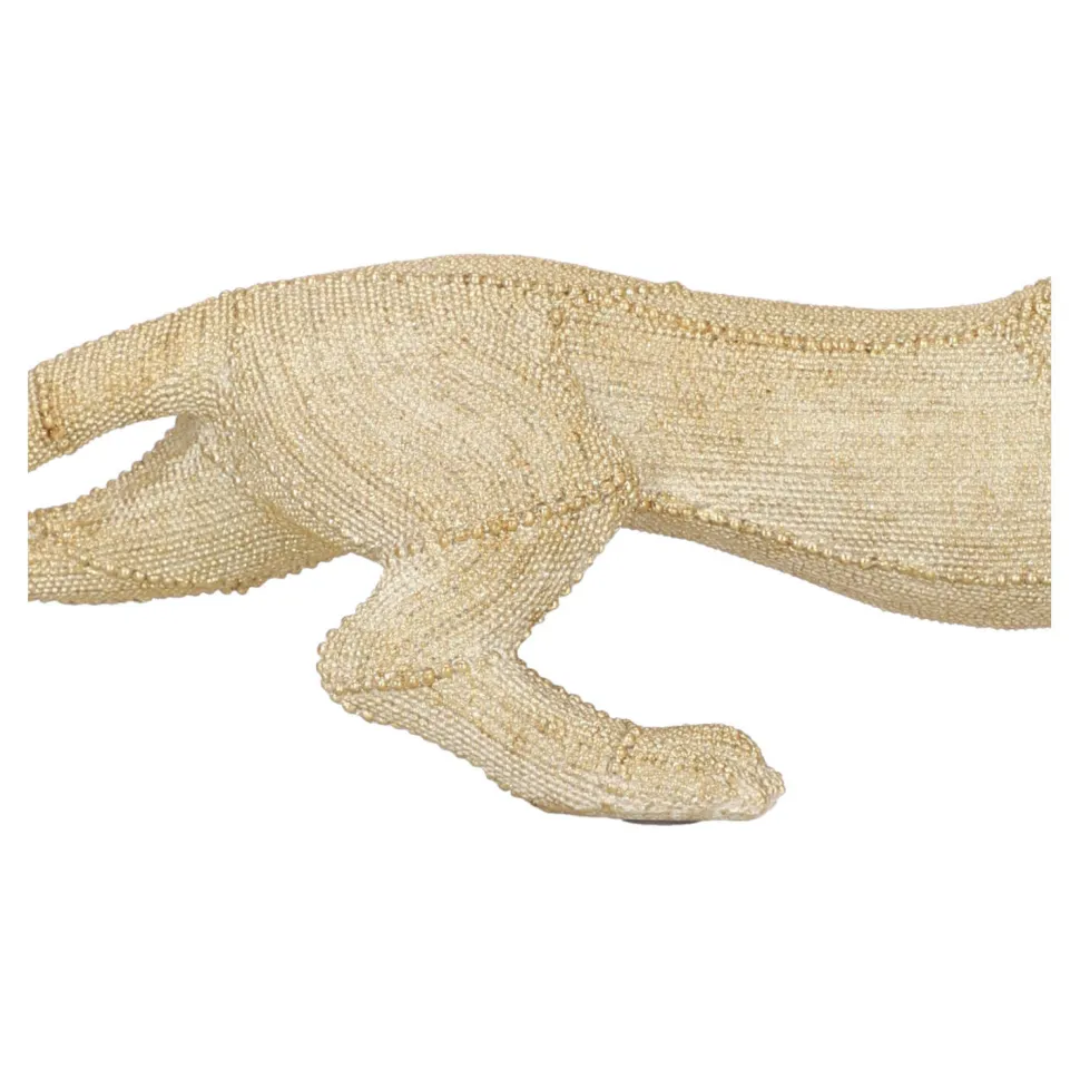 Dekoracja Pantera złota 15cm