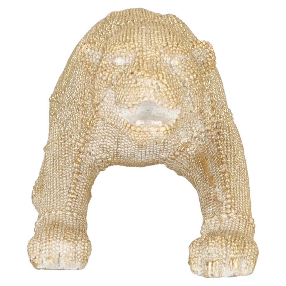 Dekoracja Pantera złota 15cm