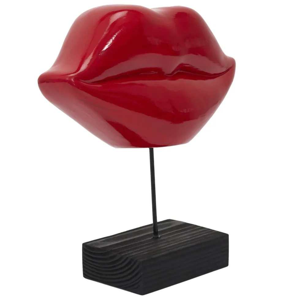 Dekoracja Usta czerwone