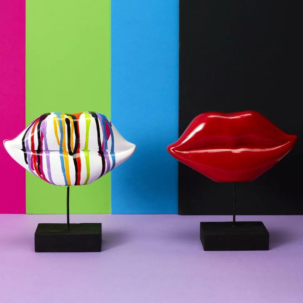 Dekoracja Usta czerwone