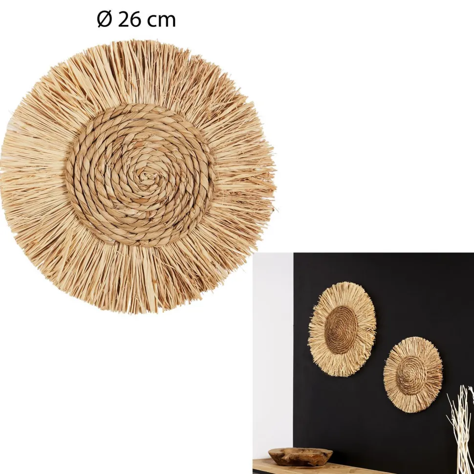 Dekoracja z Rafii okrągła 26cm