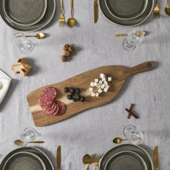 Deska do krojenia drewniana 64 cm