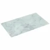 Deska do krojenia szklana biała marble    52x30 cm