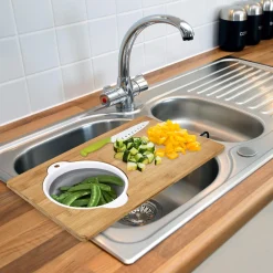 Deska do krojenia z sitkiem