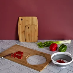 Deska do krojenia z sitkiem