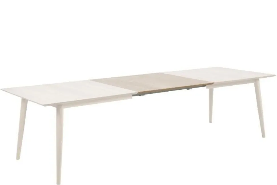 Dodatkowe blaty do stołu rozkładany Century white oil