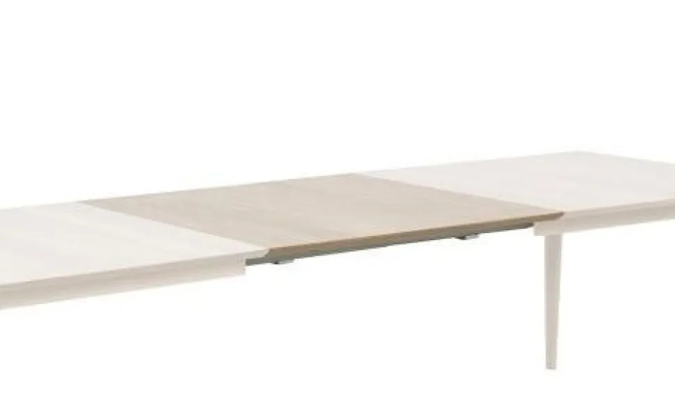 Dodatkowe blaty do stołu rozkładany Century white oil