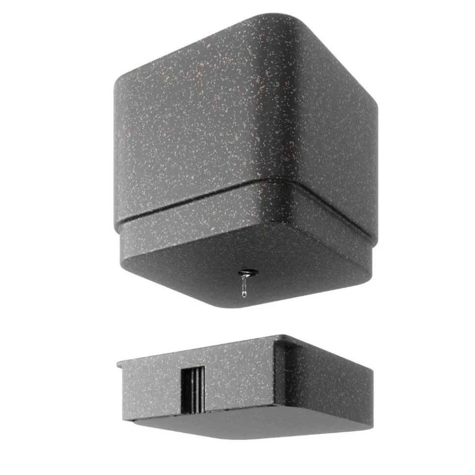 Donica ścienna Cubico czarna