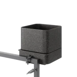 Donica ścienna Cubico czarna