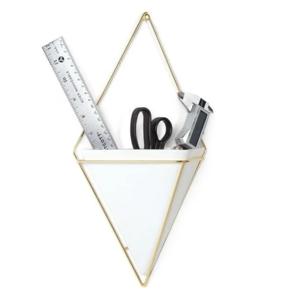 Doniczka ścienna Trigg Brass