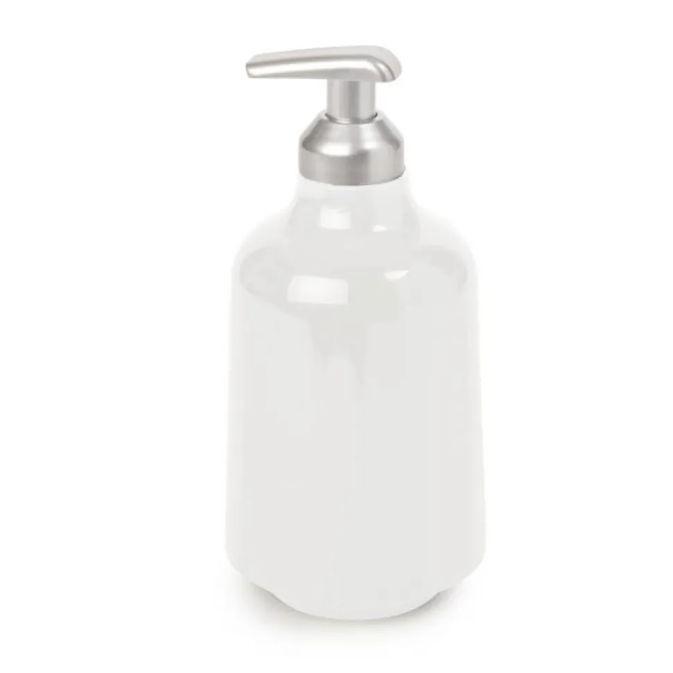 Dozownik mydła, biały, STEP