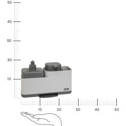 Dozownik na mydło z organizerem NEO2      szary