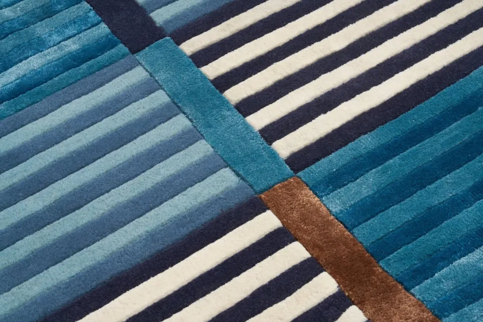 Dywan Admiral Blue 160 x 230 cm Handmade