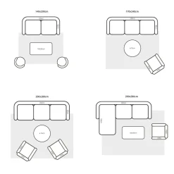 Dywan Arch niebieski 140x200cm