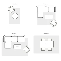 Dywan Atelier Twill beżowy 250x350cm