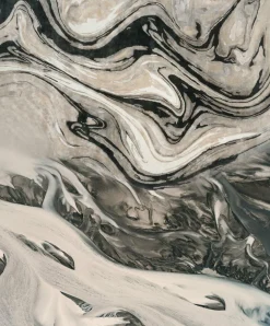 Dywan Blur Black 200 x 300 cm Handmade