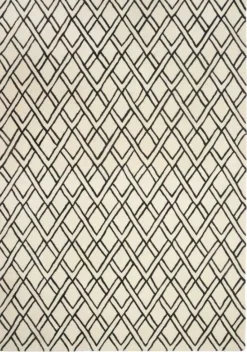 Dywan Brooklyn black 200x300 Handmade